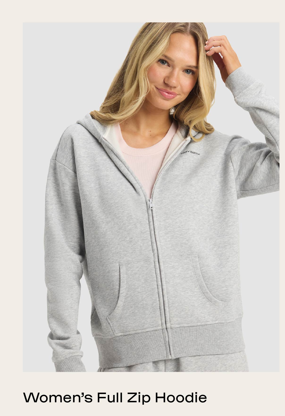 WOMEN'S FULL ZIP HOODIE