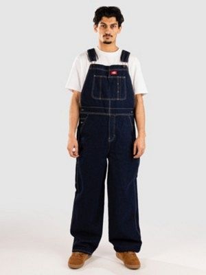 Loose Denim Bib Jeans