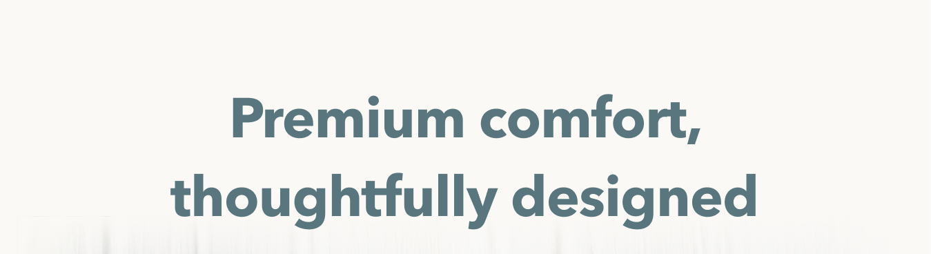 blue text on a cream background