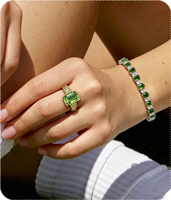 peridot jewelry August birthstone
