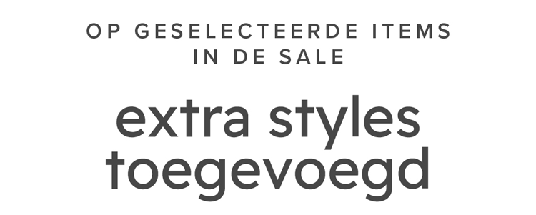 Ontdek de sale
