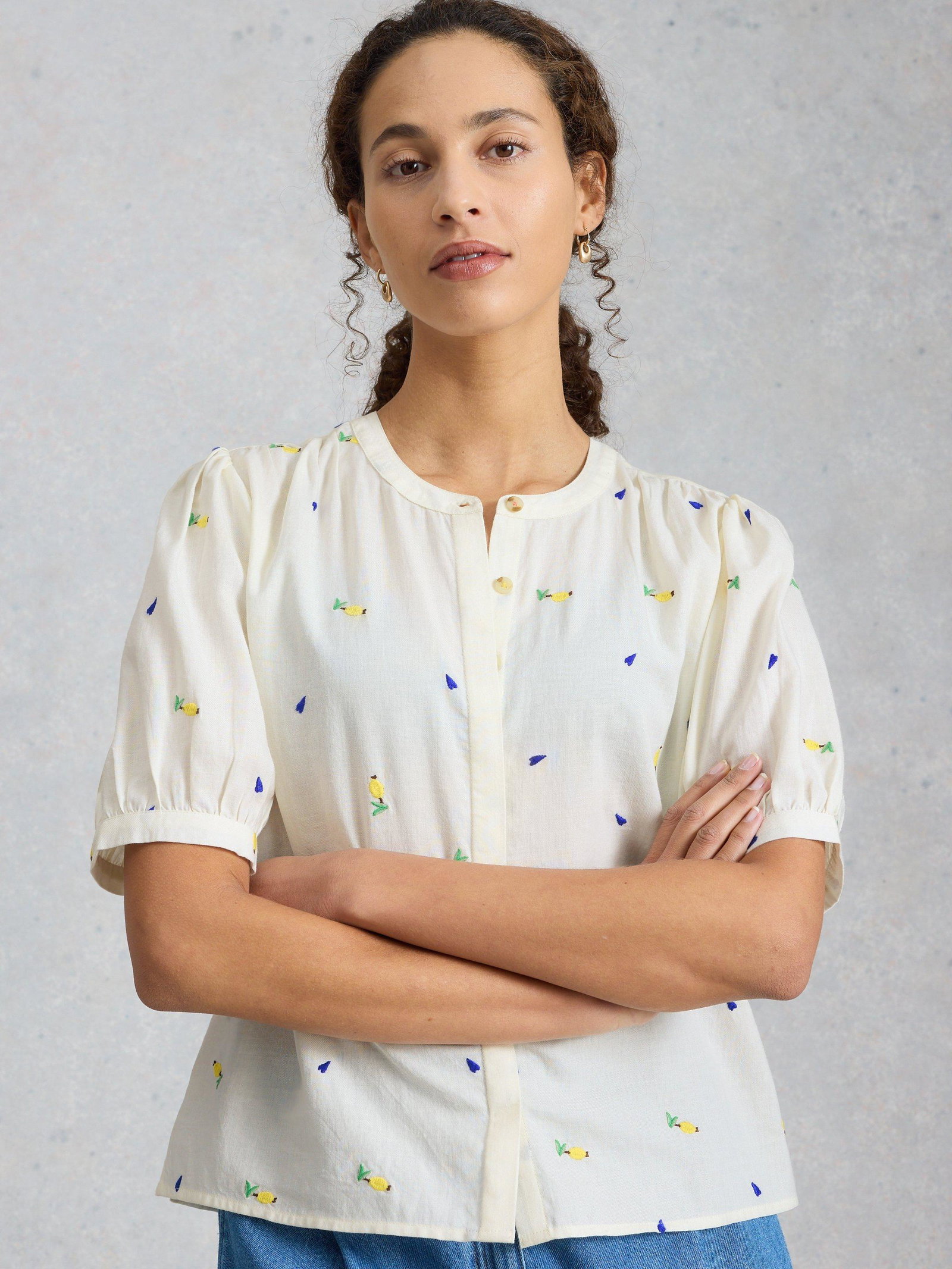 Shop Lana Embroidered Top