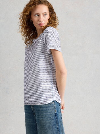 Shop Clara Texture Short Sleeve Tee