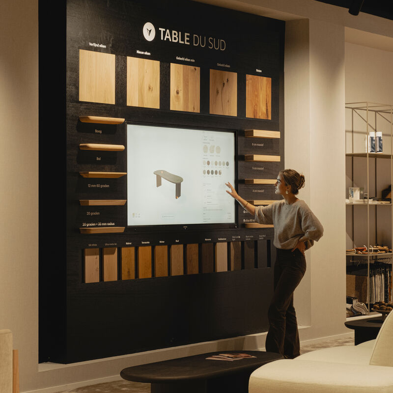3D muur woonwinkel Table du Sud