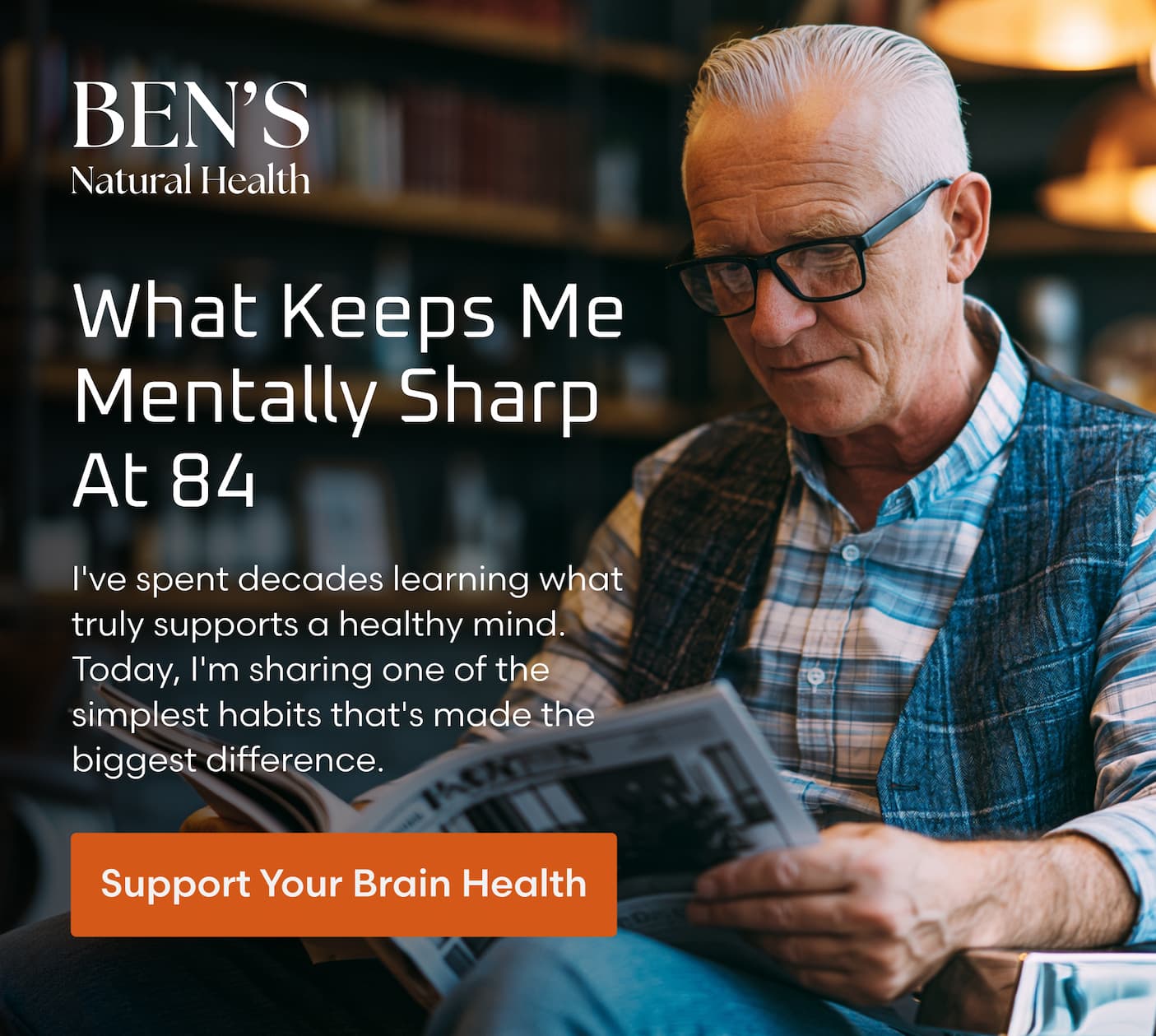 What Keeps Me Mentally Sharp At 84 I've spent decades learning what truly supports a healthy mind. Today, I'm sharing one of the simplest habits that's made the biggest difference.