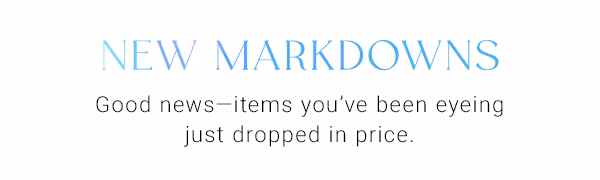New Markdowns