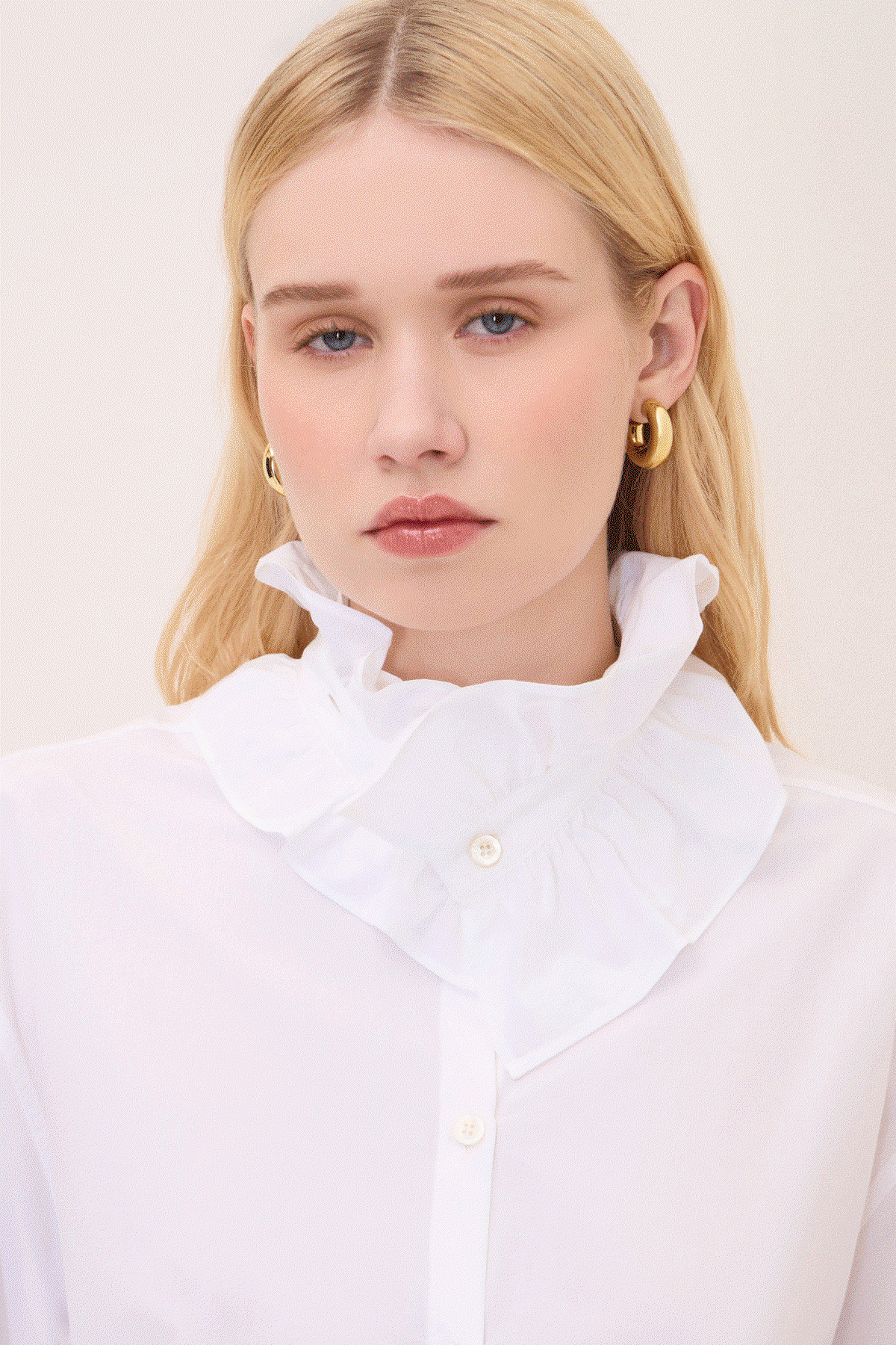 Camicia con volant