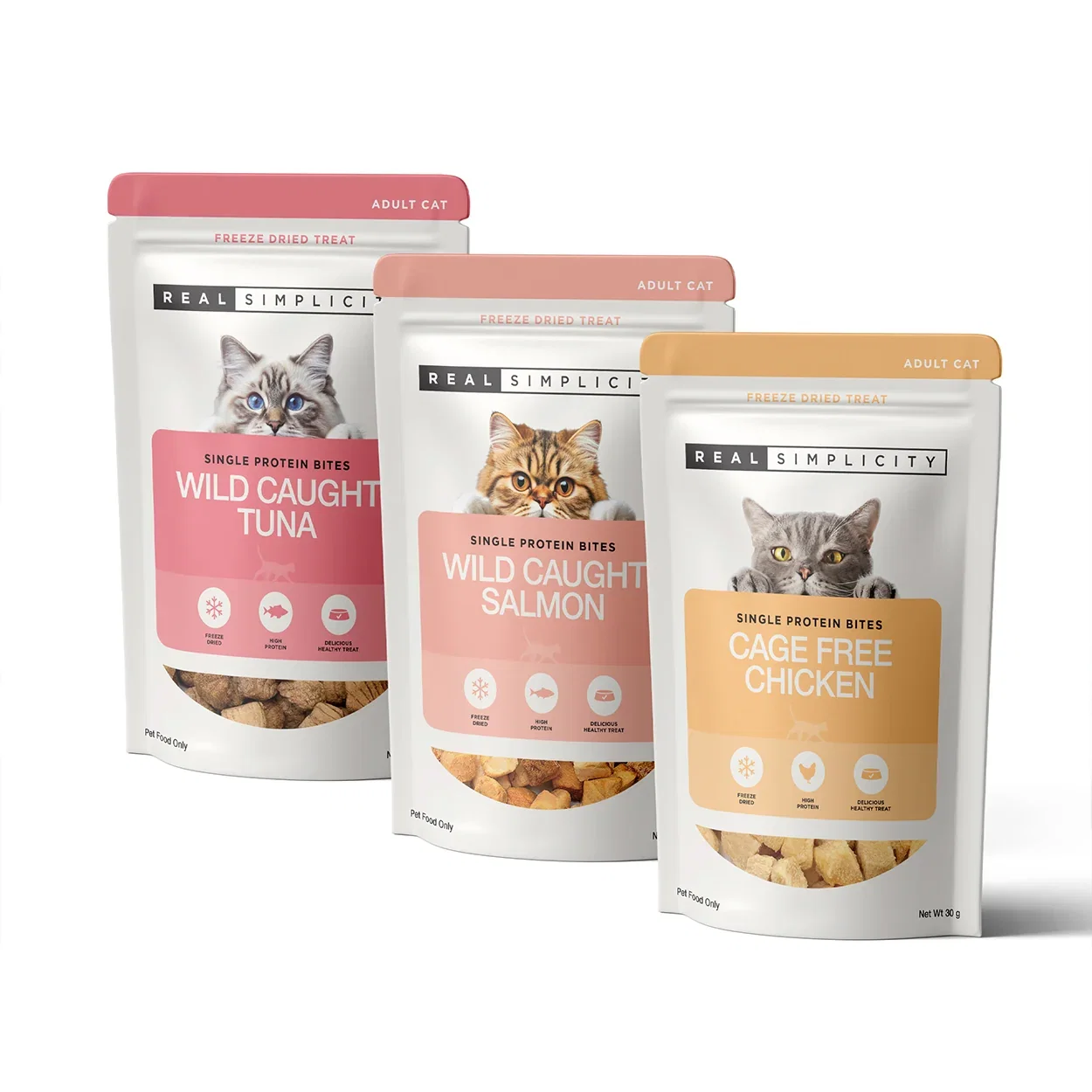 Image of Real Simplicity Freeze Dried Single Protein Treat Bundle