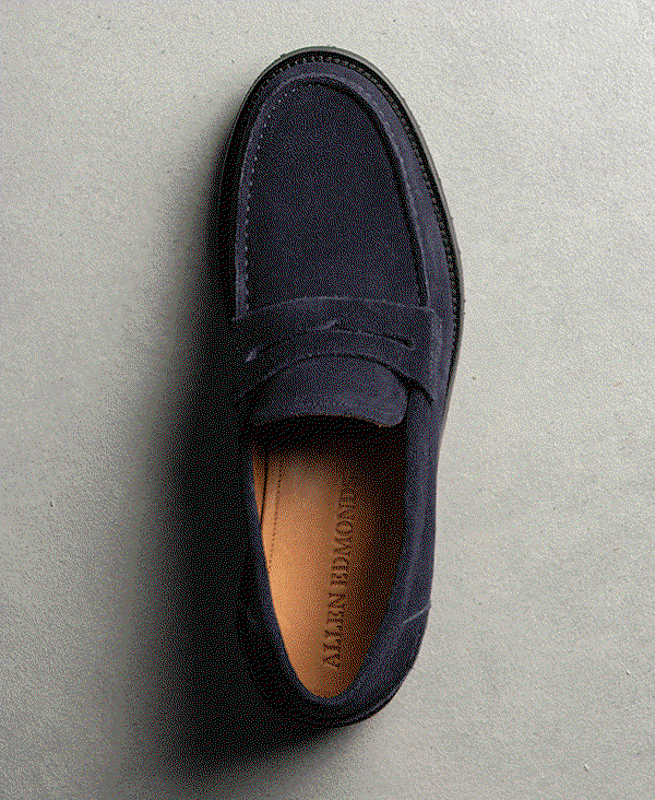 Click Here To Shop The Sorrento Penny Loafer In New Colors Navy Suede And Bitter Chocolate Suede.