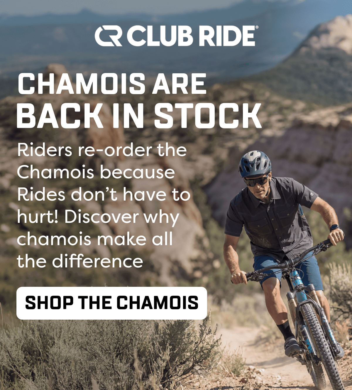 Riders re-order the Chamois because Rides don’t have to hurt! Discover why chamois make all the difference
