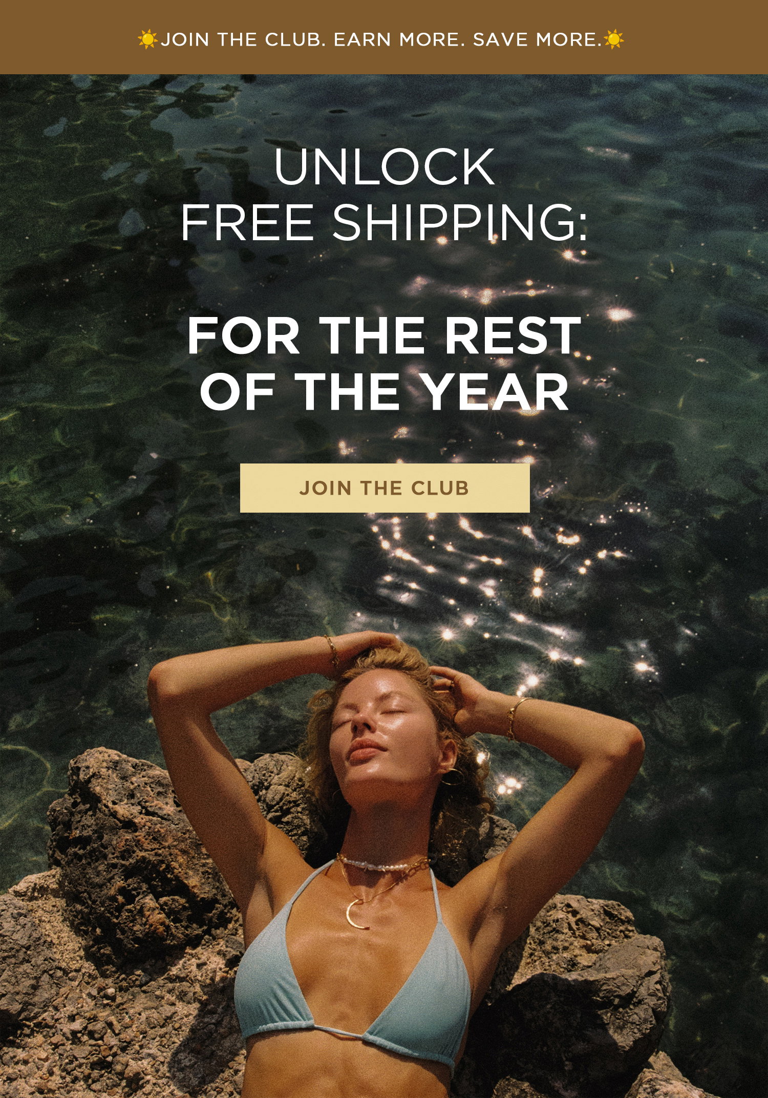 JOIN THE CLUB. EARN MORE. SAVE MORE. | UNLOCK FEE SHIPPING: FOR THE REST OF THE YEAR | JOIN THE CLUB