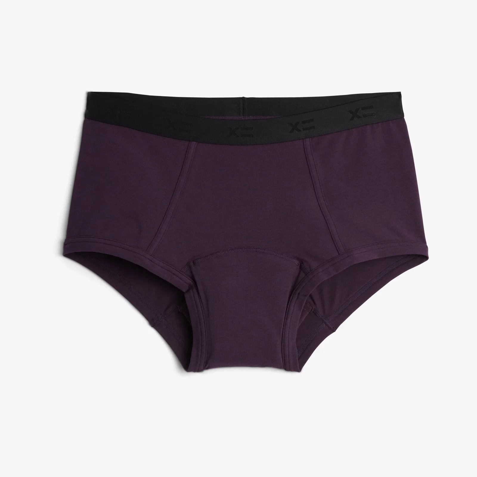 Image of First Line Period Boy Shorts - Plum