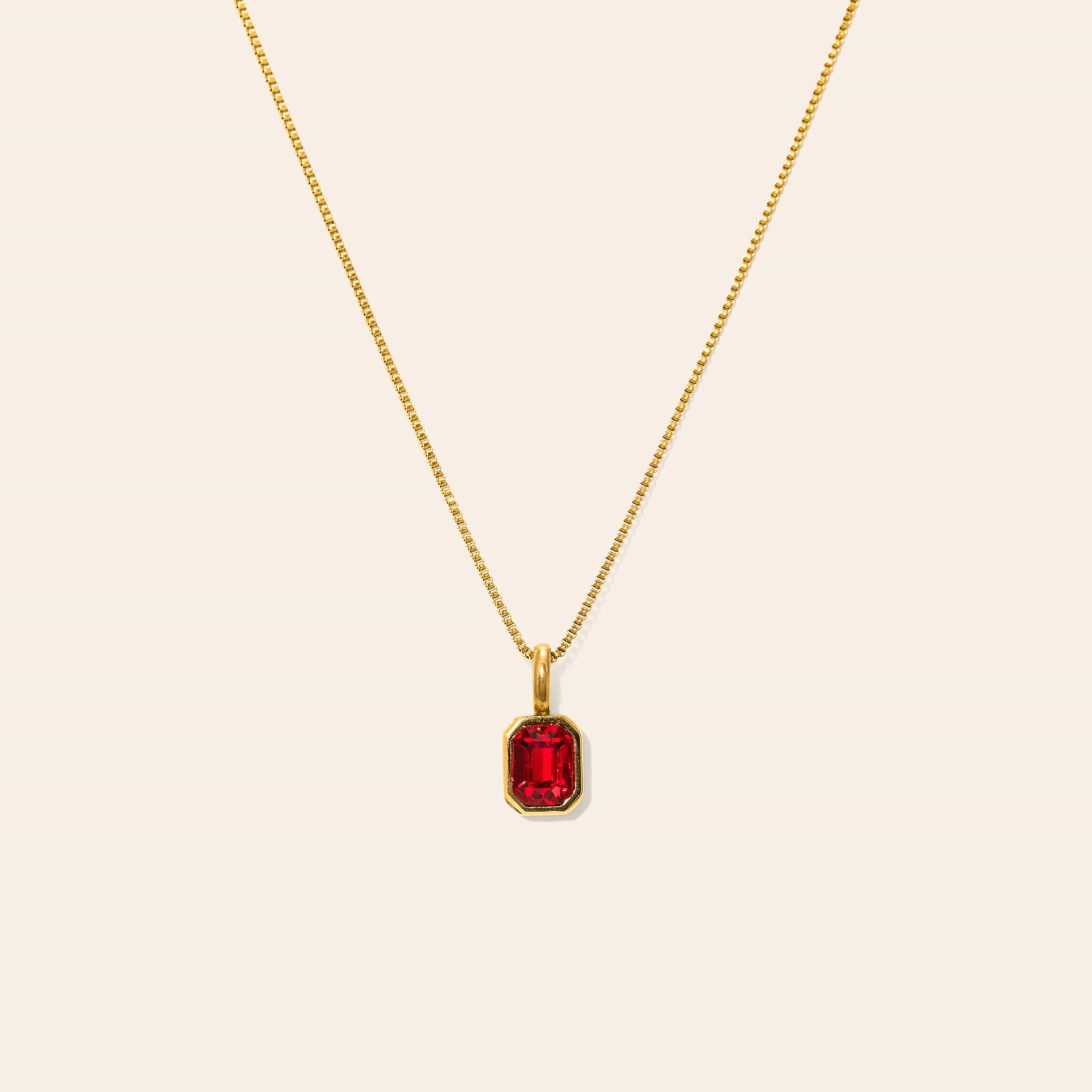 Image of Waterproof Birthstone Necklace