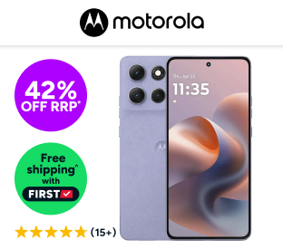 Motorola Moto G86 Power 5G (128GB, Cosmic Sky) Product Image