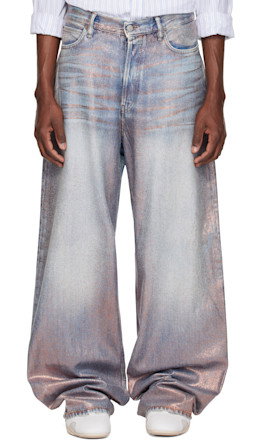 Blue Loose Glitter 1981 Jeans - Acne Studios