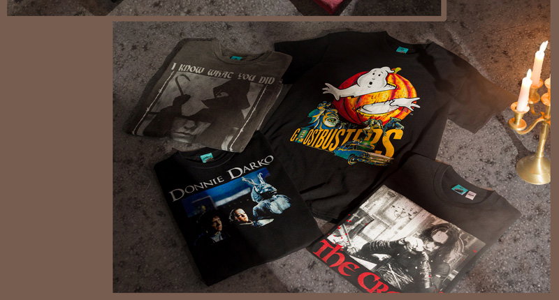 Ghostbusters, Donnie Darko, The Crow and I Know What You Did Last Summer T-Shirts