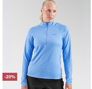 Rab Women's Sonic Long Sleeve Zip Top