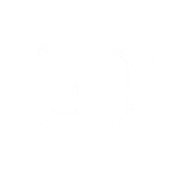 White outline icon of an action camera.