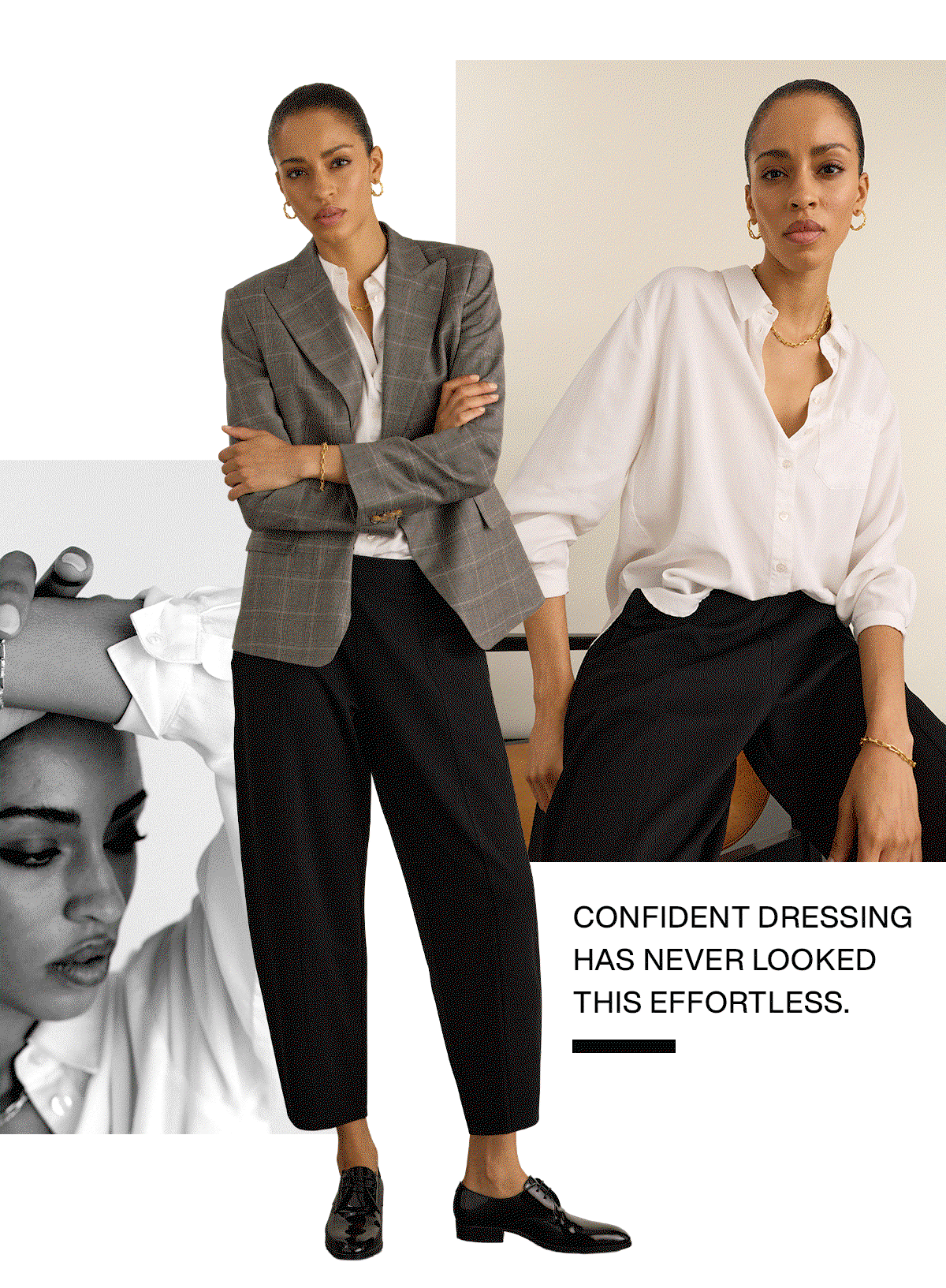 Abbie Ponte Barrel Leg Trousers