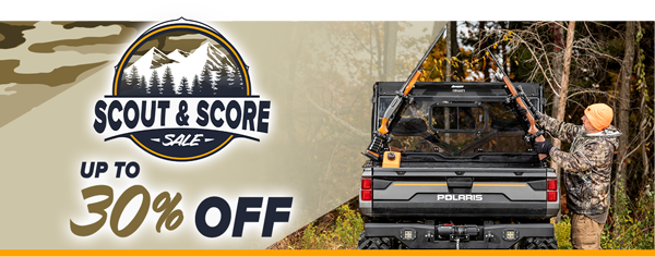 Scout and Score up to 30% off