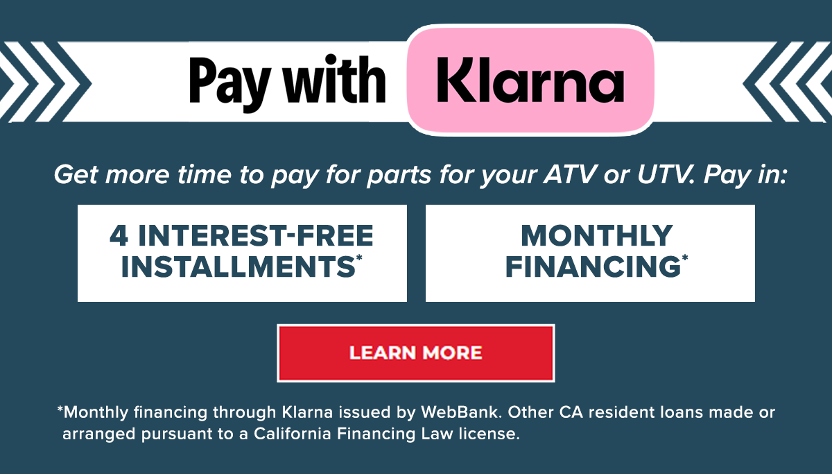 Shop now, Pay later with Klarna.
