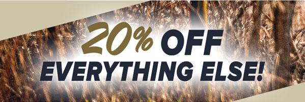 20% off everything else!