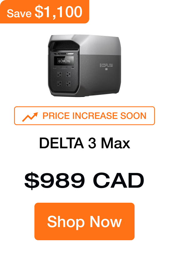DELTA 3 Max $989 CAD
