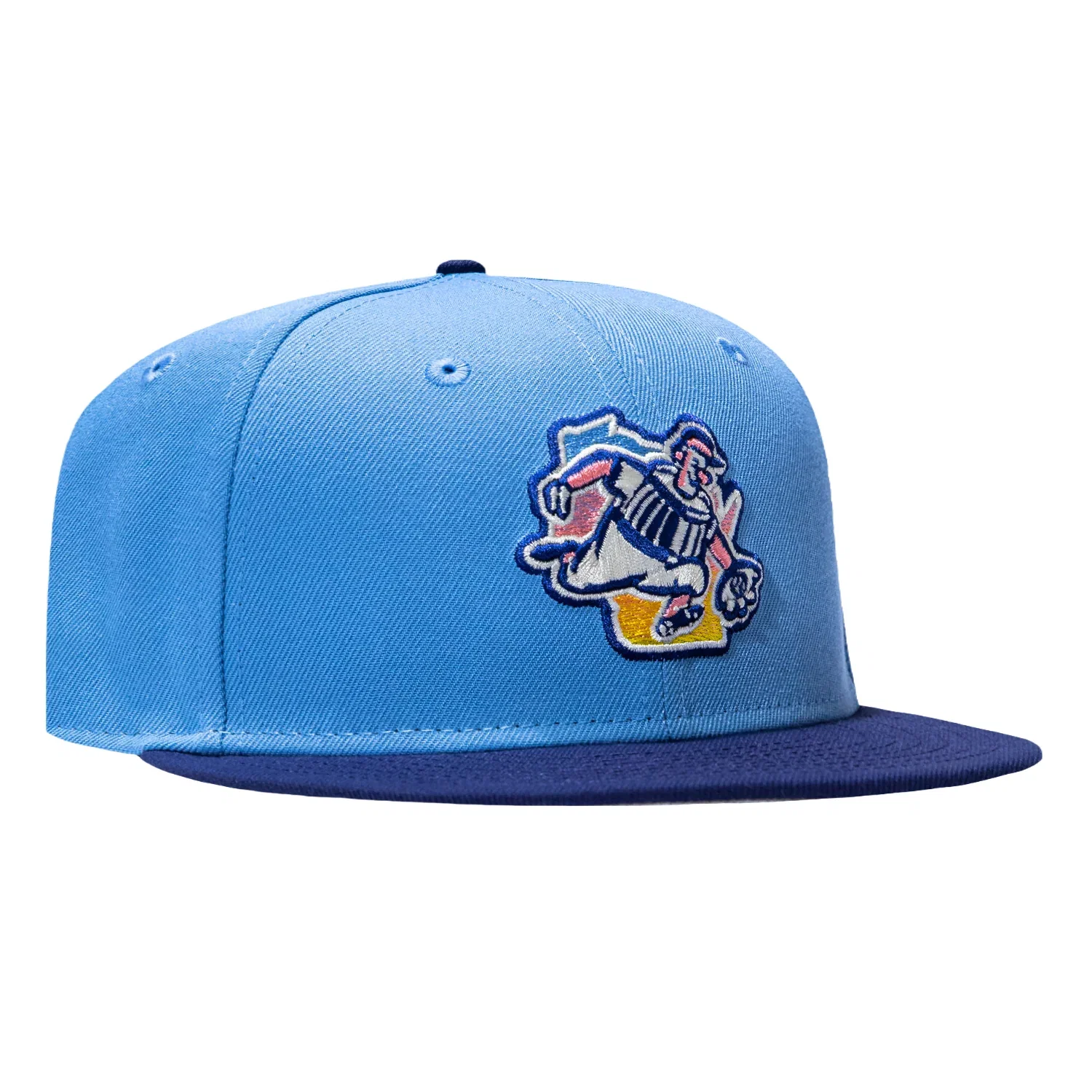 Image of New Era 59Fifty 2026 City Connect Milwaukee Brewers Barrelman Hat - Light Blue, Light Navy