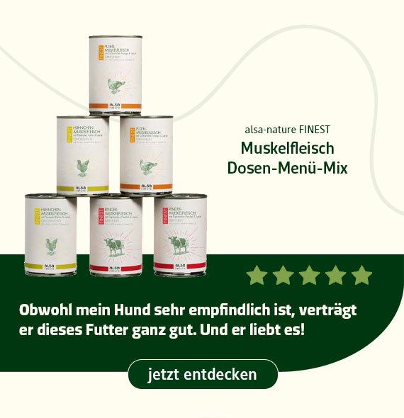 alsa-nature FINEST Muskelfleisch Dosen-Menü-Mix