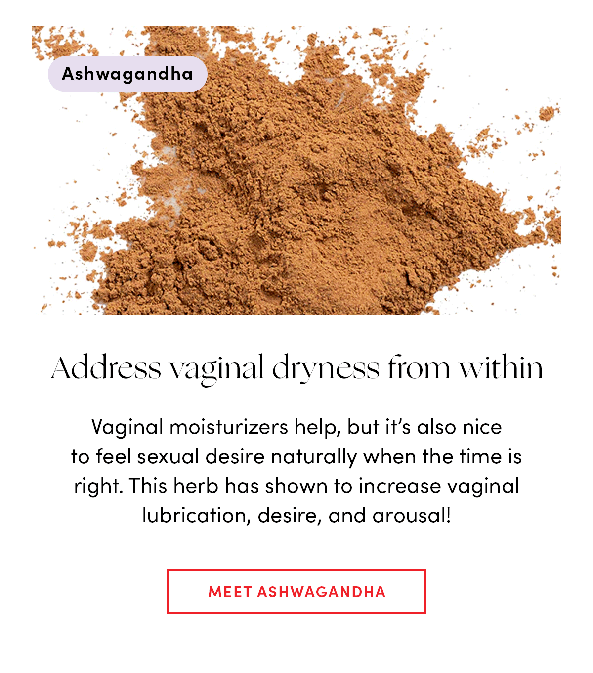 Vaginal Dryness From Within 