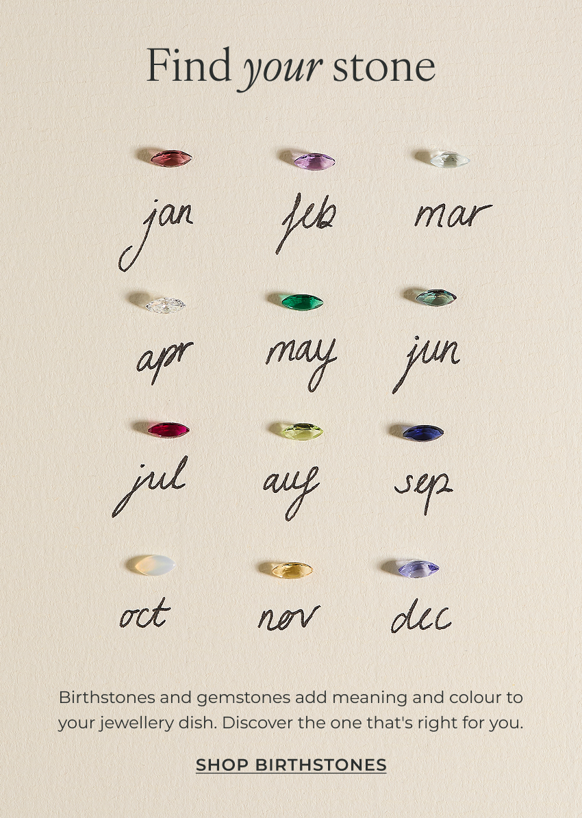 Shop birthstones