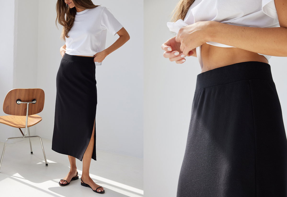 Shown in Black.  Elevates everything. Actual perfection.