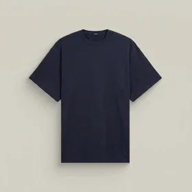 Pima Reserve Oversized T-Shirt in Navy