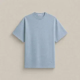 Pima Reserve Oversized T-Shirt in Steel