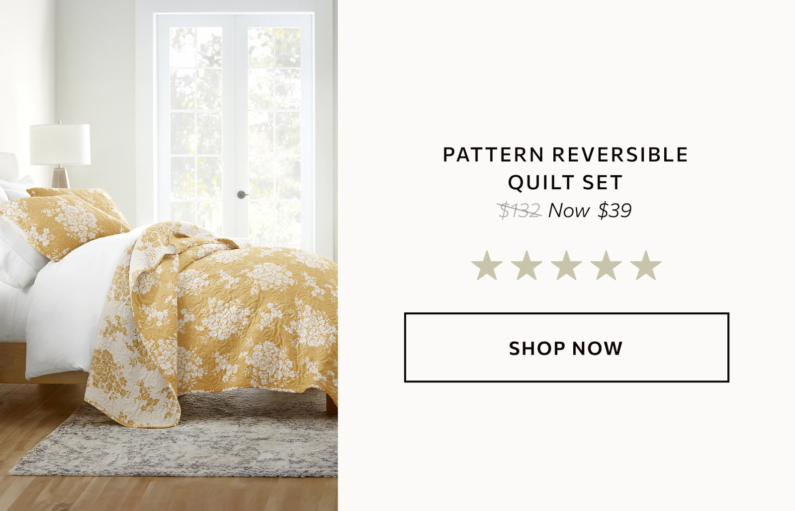 Our best selling quilt: Distressed Bouquet Quilted Coverlet Set.