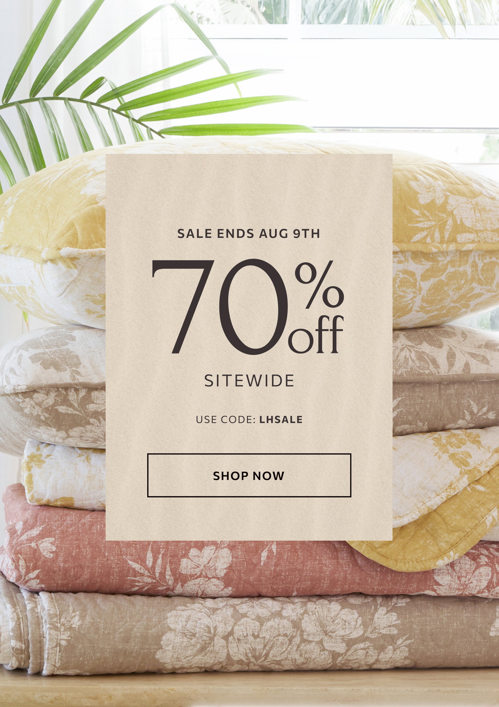 Enjoy 70% off storewide with offer code LHSALE plus free shipping & returns.