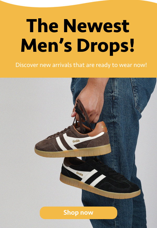 Man holding two colors of Atlas. The newest men's drops! Discover new arrivals that are ready to wear now!