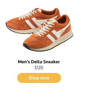 Delta in moody orange