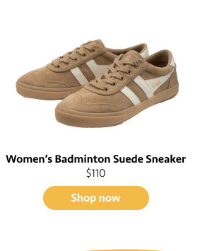Badminton Suede in light caramel