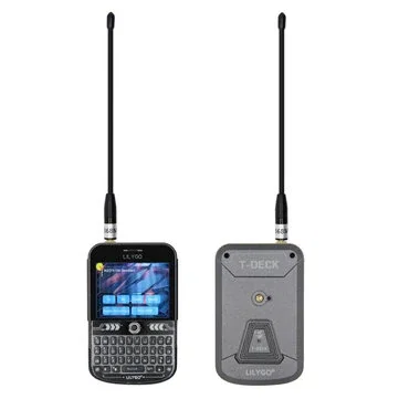 LILYGO® T-Deck Plus Black Keyboard 868MHz External Antenna ESP32-S3 GPS LoRaWAN+LCD Wireless Module