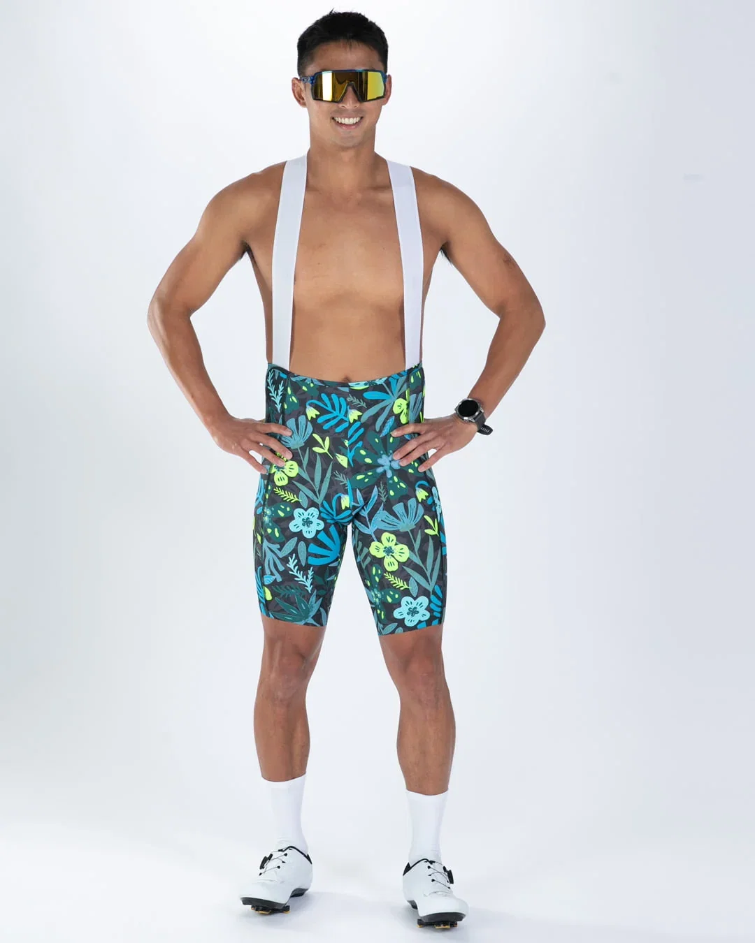 Image of Men's Ltd Cycle Seamless Bib Short - Florescence