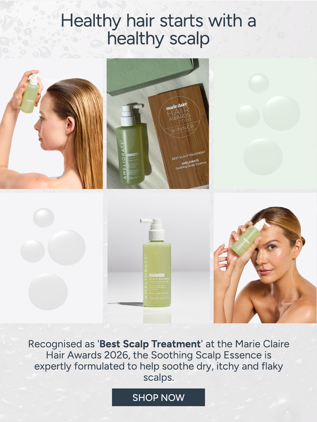 Healthy hair starts with a healthy scalp - shop the award winning scalp treatment with 30% off in the summer sale.