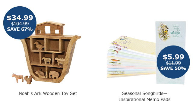 Noah's Ark Toy Set | Memo Pads