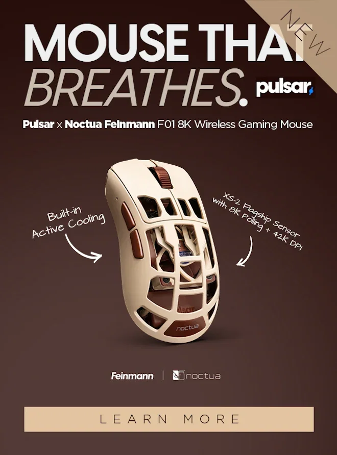 NEW Pulsar Noctua Wireless Gaming Mouse
