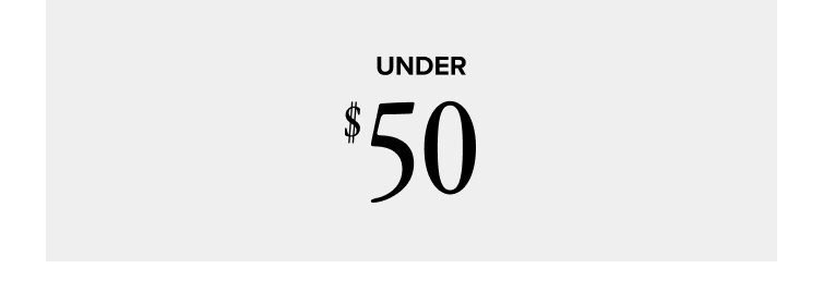 Under $50