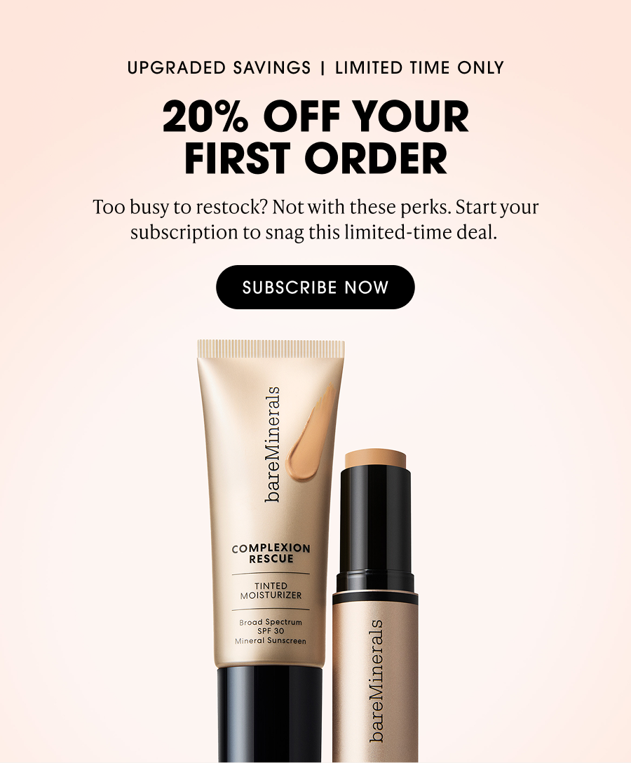 20% off your first subscription order