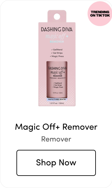 Box of Dashing Diva Magic Off+ Remover with a 