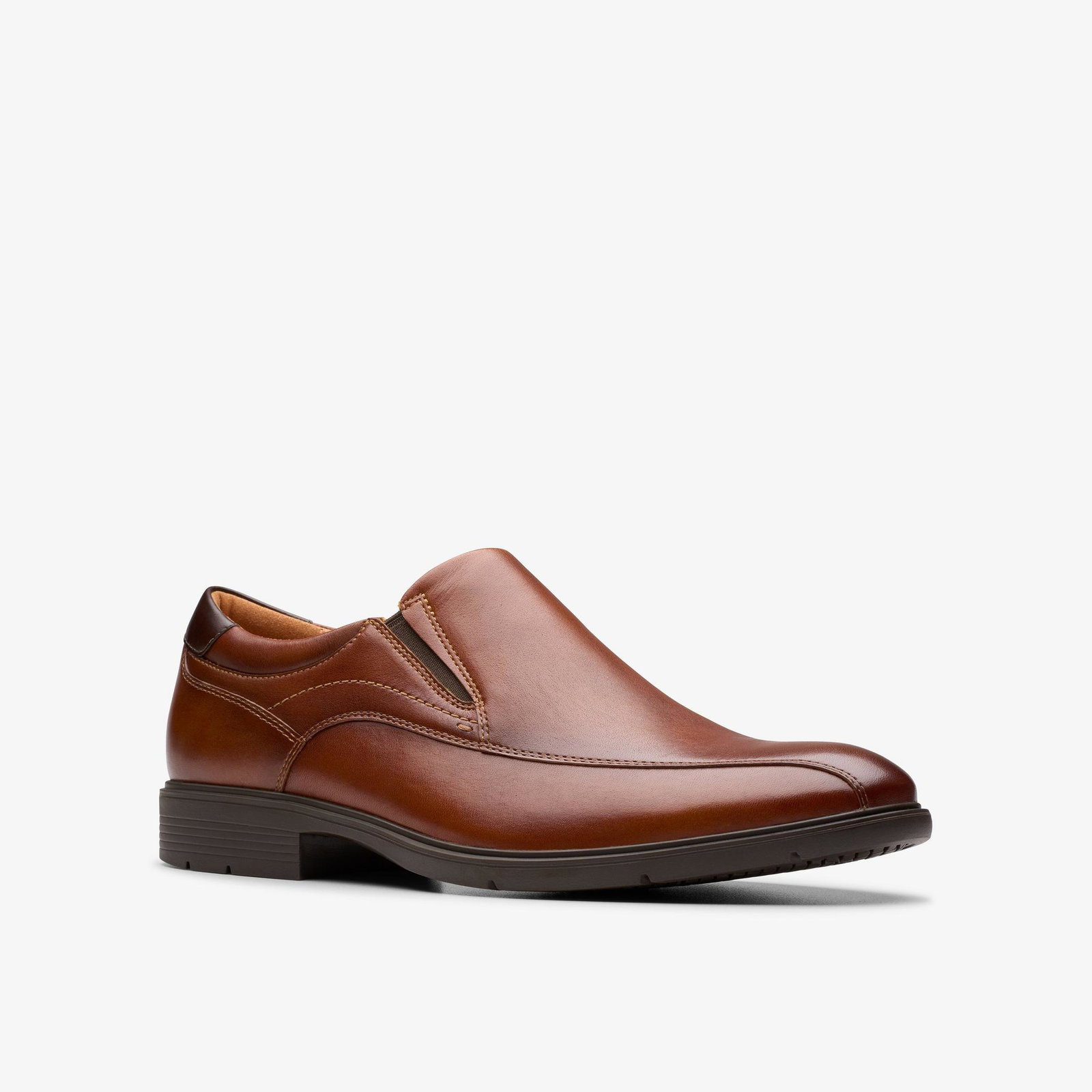 Shop Eldredge Step Dark Tan Leather