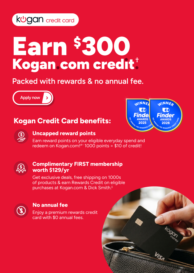 Kogan Money - Earn $300 Credit †