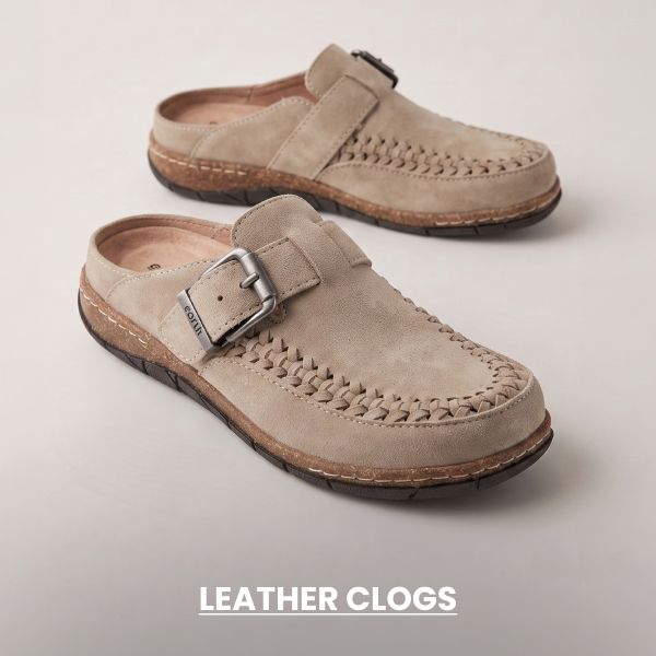 LEATHER CLOGS
